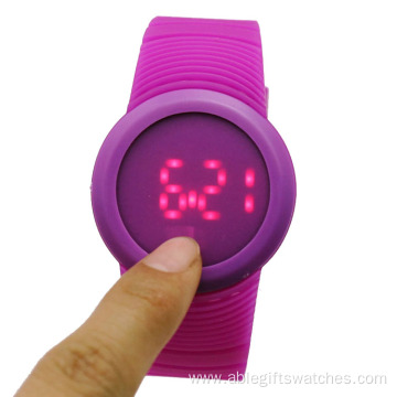 Hot Sale Girls Digital LED Silicone Band Watch